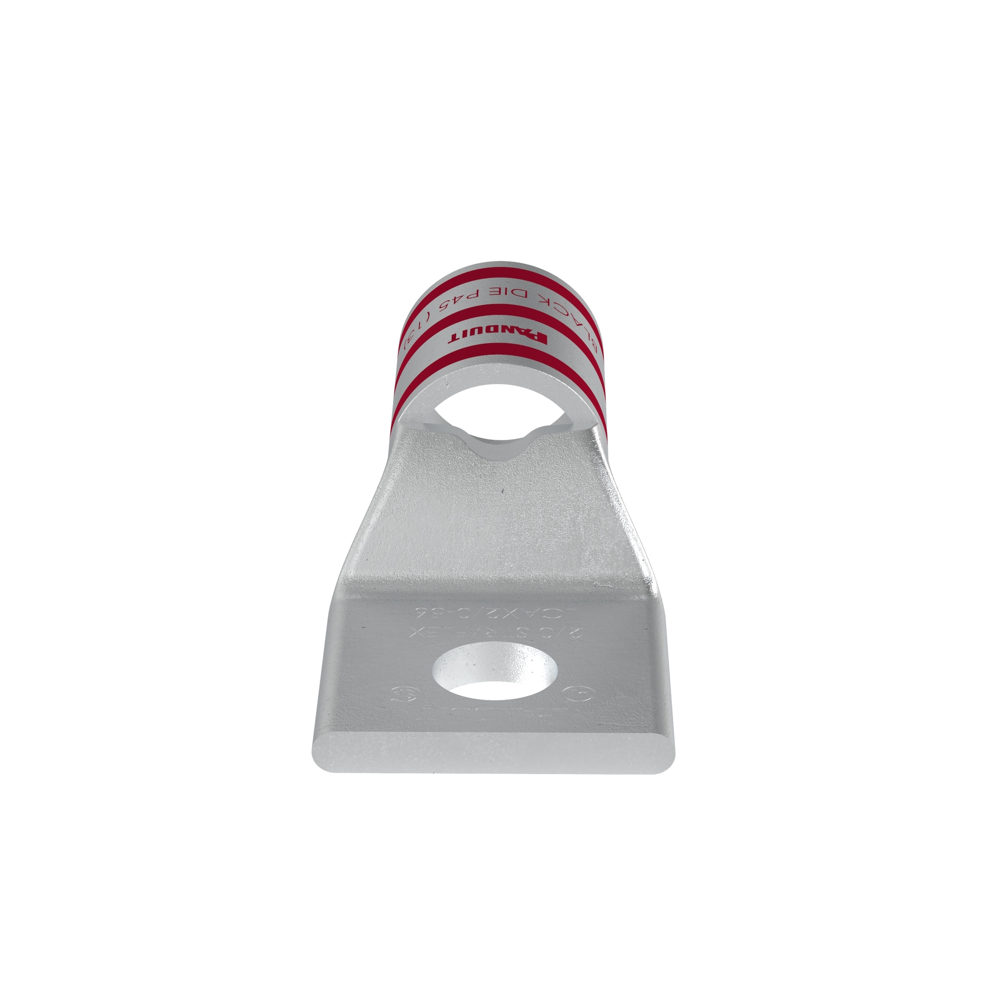 Copper Compression Lug, 1 Hole, #2 AWG F
