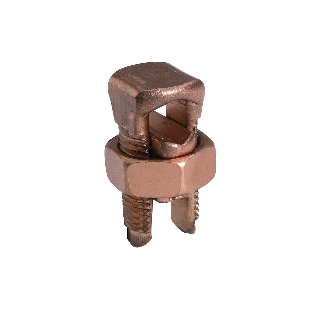 Copper Split Bolt, Cu: 10-8 AWG (Str) (Run & Tap).