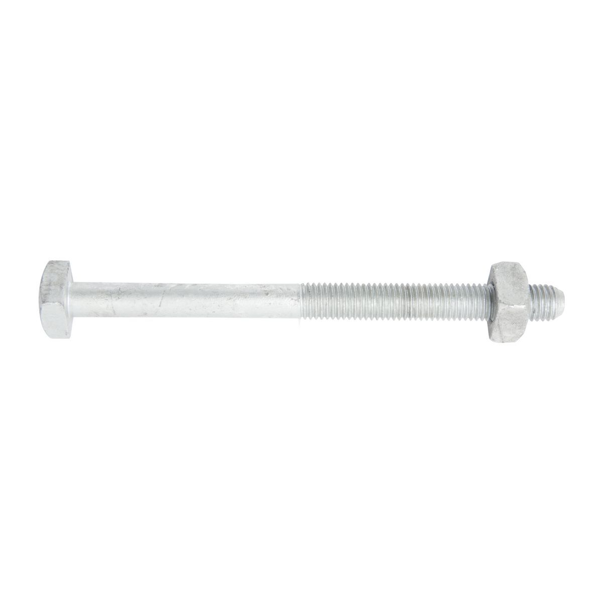 Silicon Bronze Bolt, 2.5 in L, Thread Series Class-2A.