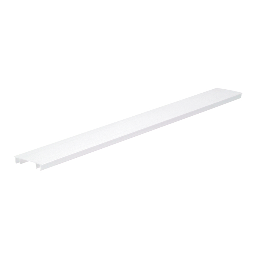 Hinged Duct Cover, PVC,4W X 6FT,White    