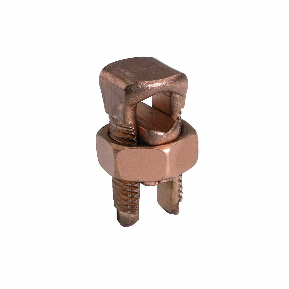Copper Split Bolt, Cu: 4/0 AWG (Str)-750 kcmil (Run & Tap).