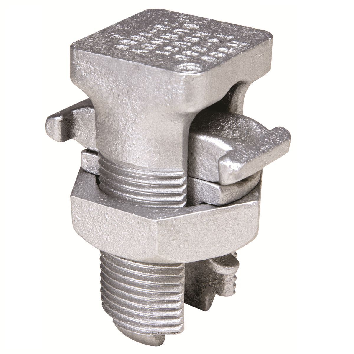 Tin-plated, high strength copper alloy SERVIT with spacer. Spacer seperates dissimilar conductors and provides long contact length that prevents high pressure point contacts between run and tap conductors, 2.88 IN L.