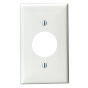 1-Gang Single 1.406-Inch Hole Device Receptacle Wallplate, Orange