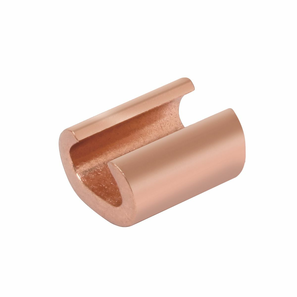 CU Compression C Shape Compression Connector, 600 Volts to 35 Kv, Run: 6 Sol. - 4 Str., Tap: 6 Sol. - 6 Str.
