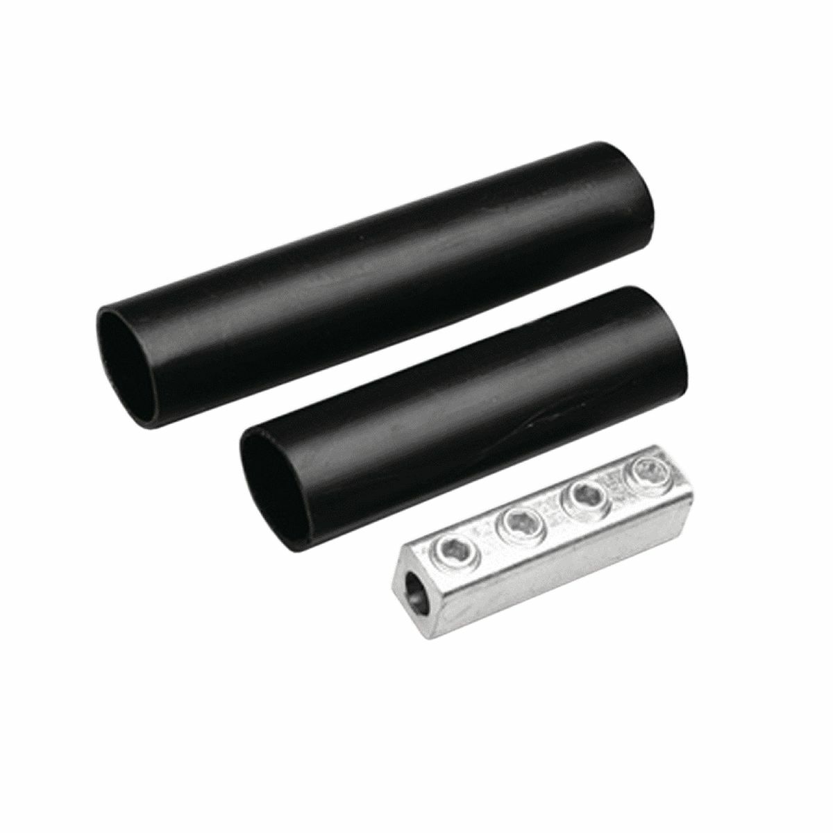 Watertight Underground Splice Kit, 1 AWG-250 kcmil, w/ Two Heavy Wall Heat Shrink Sleeves, Al/Cu Rated.