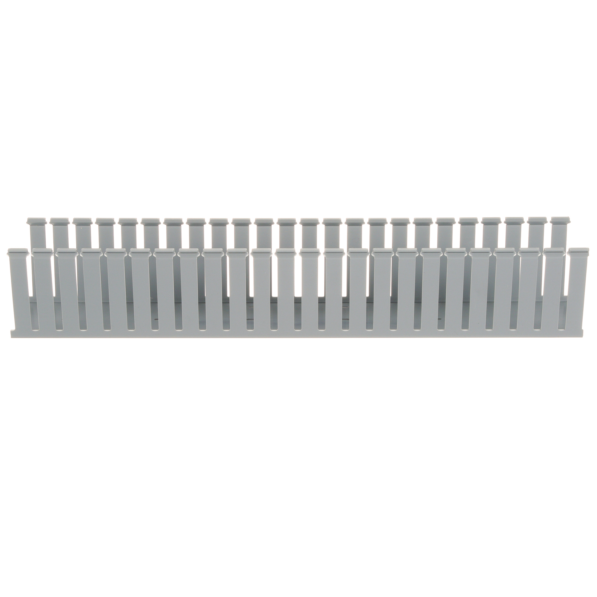 Slotted Duct, PVC,4X4X6FT,LGRY           
