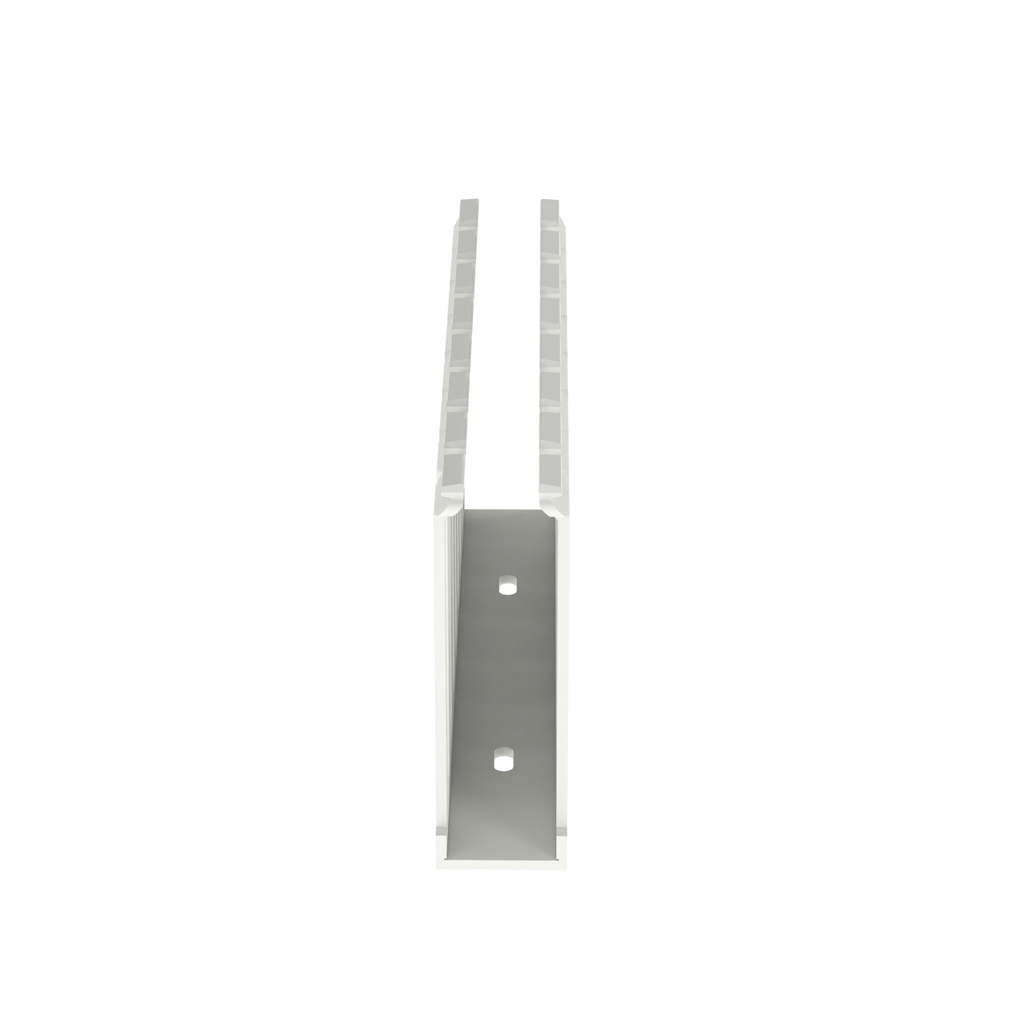 Slotted Duct, PVC,1X4X6FT,WHT            
