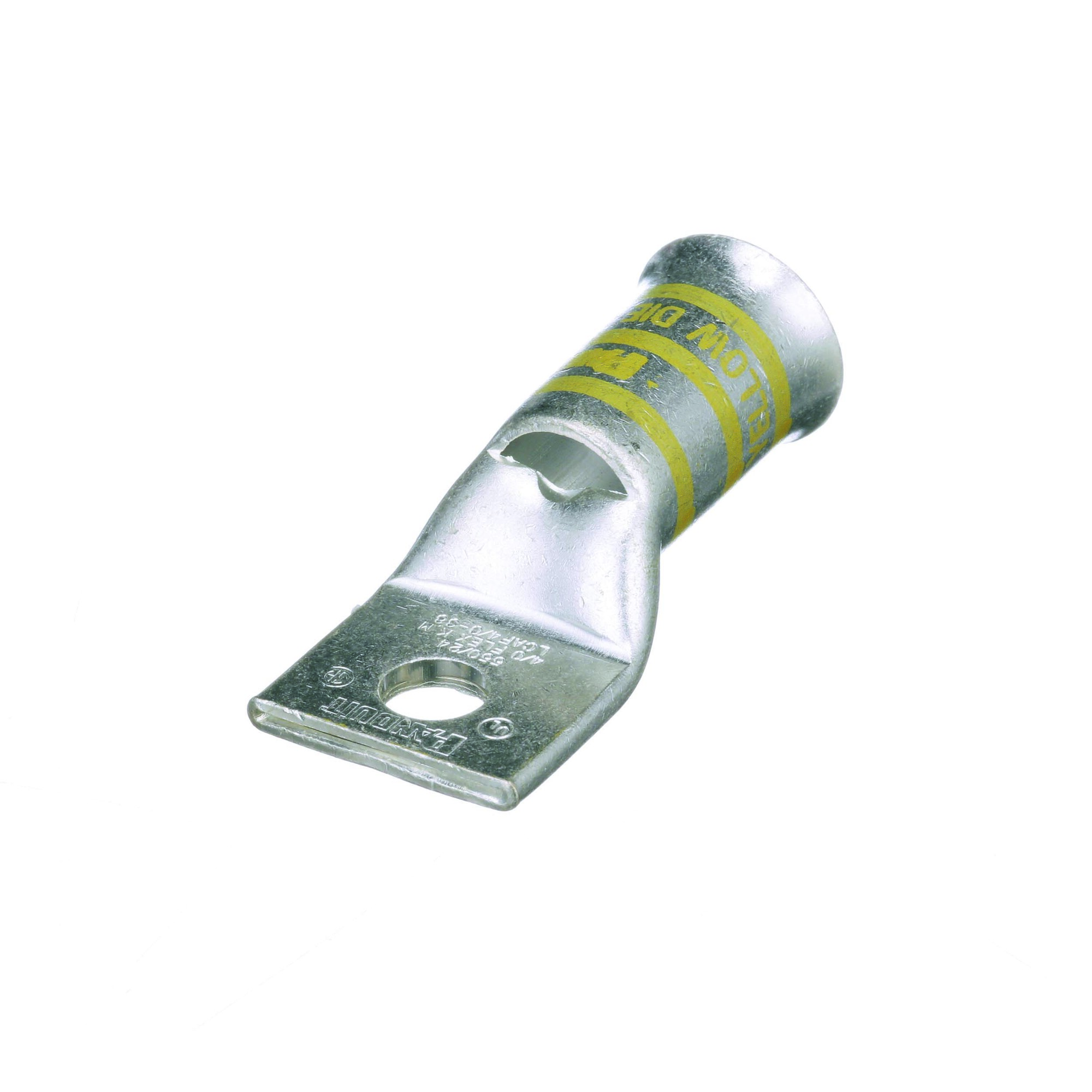 Copper Compression Lug, 1 Hole, 4/0 AWG,