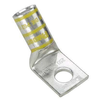 Copper Compression Lug, 1 Hole, 2/0 AWG,