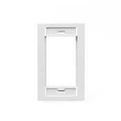 MOS Wallplate, single-gang, white