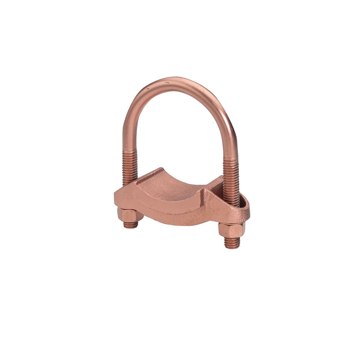 Mechanical Grounding Connector, Copper Bar, Strap, Braid or Cable to Rod or Tube, 2-1/2" Pipe, 2-1/2"-2 7/8" Rod.