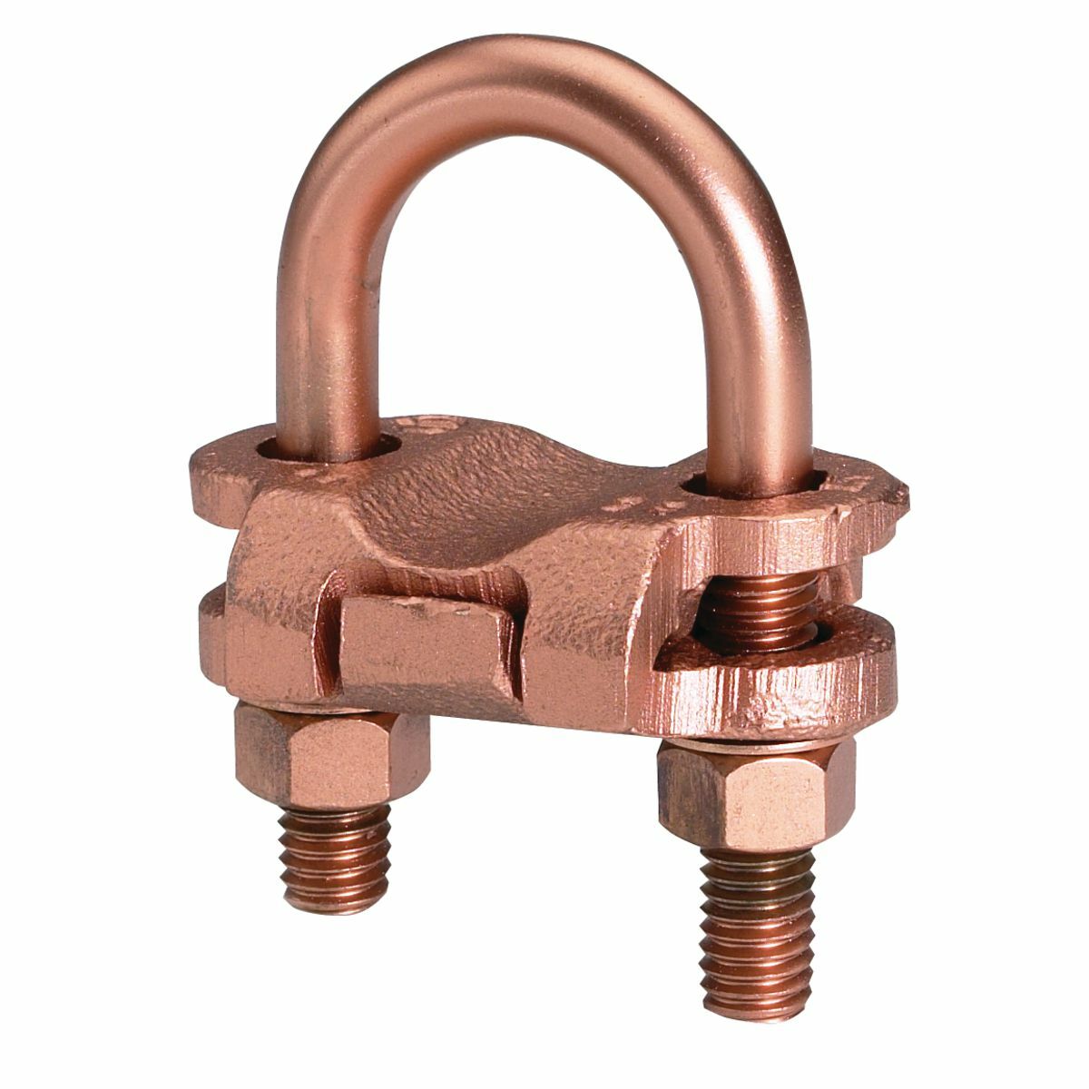 Mechanical Grounding Connector, 2 Cables to Rod or Pipe, 3/0 AWG (Sol.) - 250 kcmil, 1/2" - 3/4" Pipe, 7/8" - 1" Rod, 3/8" Stud.