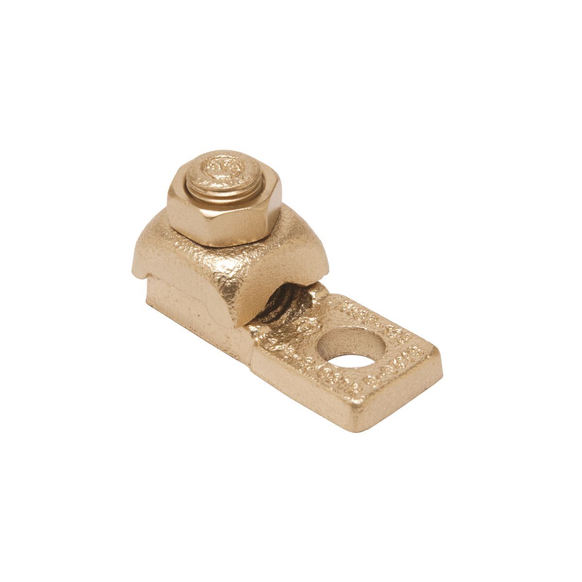 Copper Terminal, Heavy Duty, 1 Hole, 250-350 kcmil, 1/2" Stud, 1 Screw.