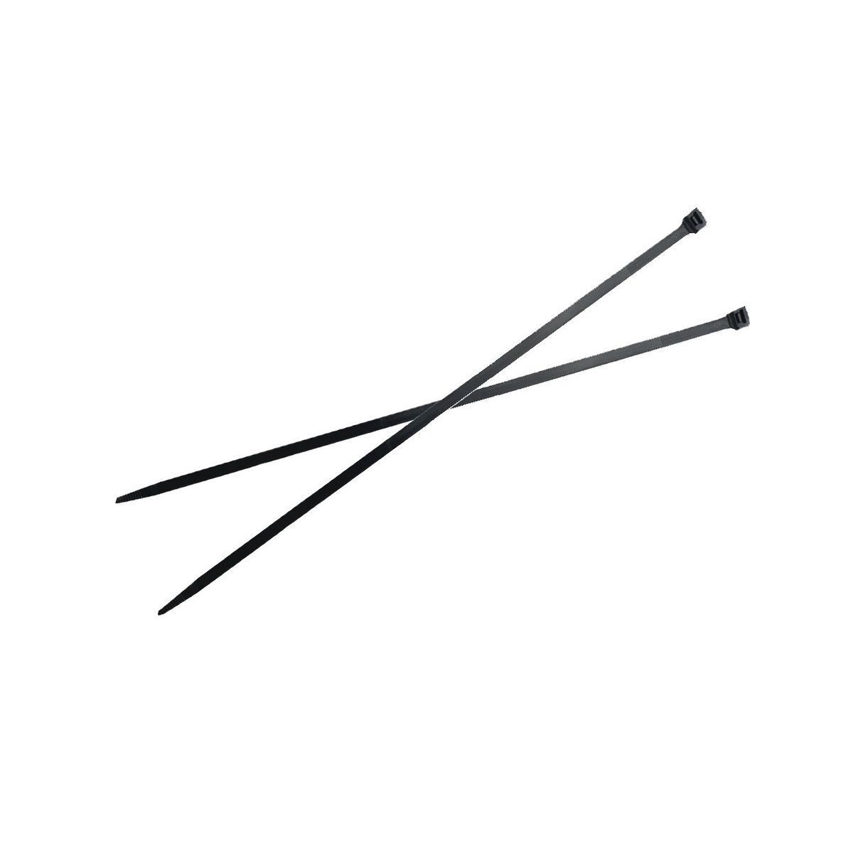 UV Black1 Nylon 6/6 Cable Tie, 4" Max. Bundle Dia, 50 Lbs, 15.50" Long.