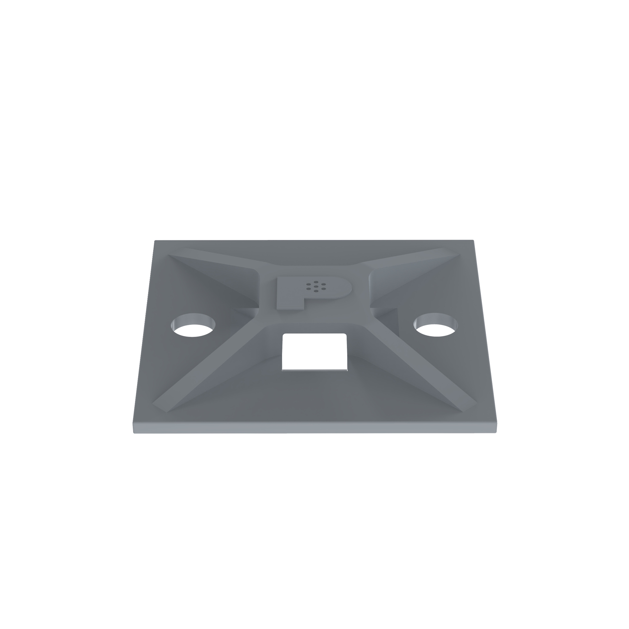 Cable Tie Mount, Adh., 1INx1IN (25.4mm x 2