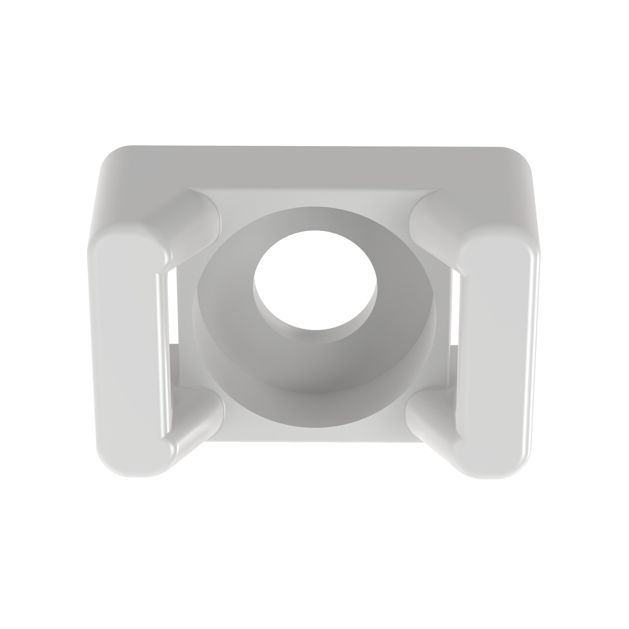 Cable Tie Mount, .32IN (8.1mm)W, #4 (M2.5