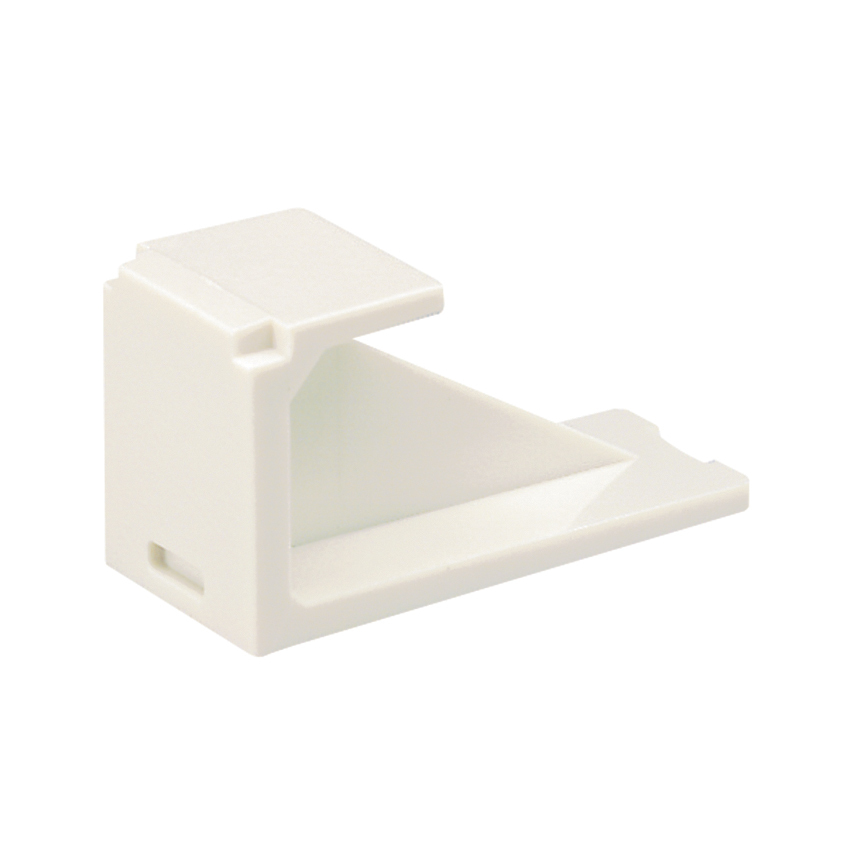 Blank Module, 1 Port, Electric Ivory    