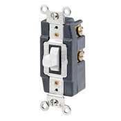 15-Amp 120/277-Volt Single-Pole Toggle AC Quiet Switch, White