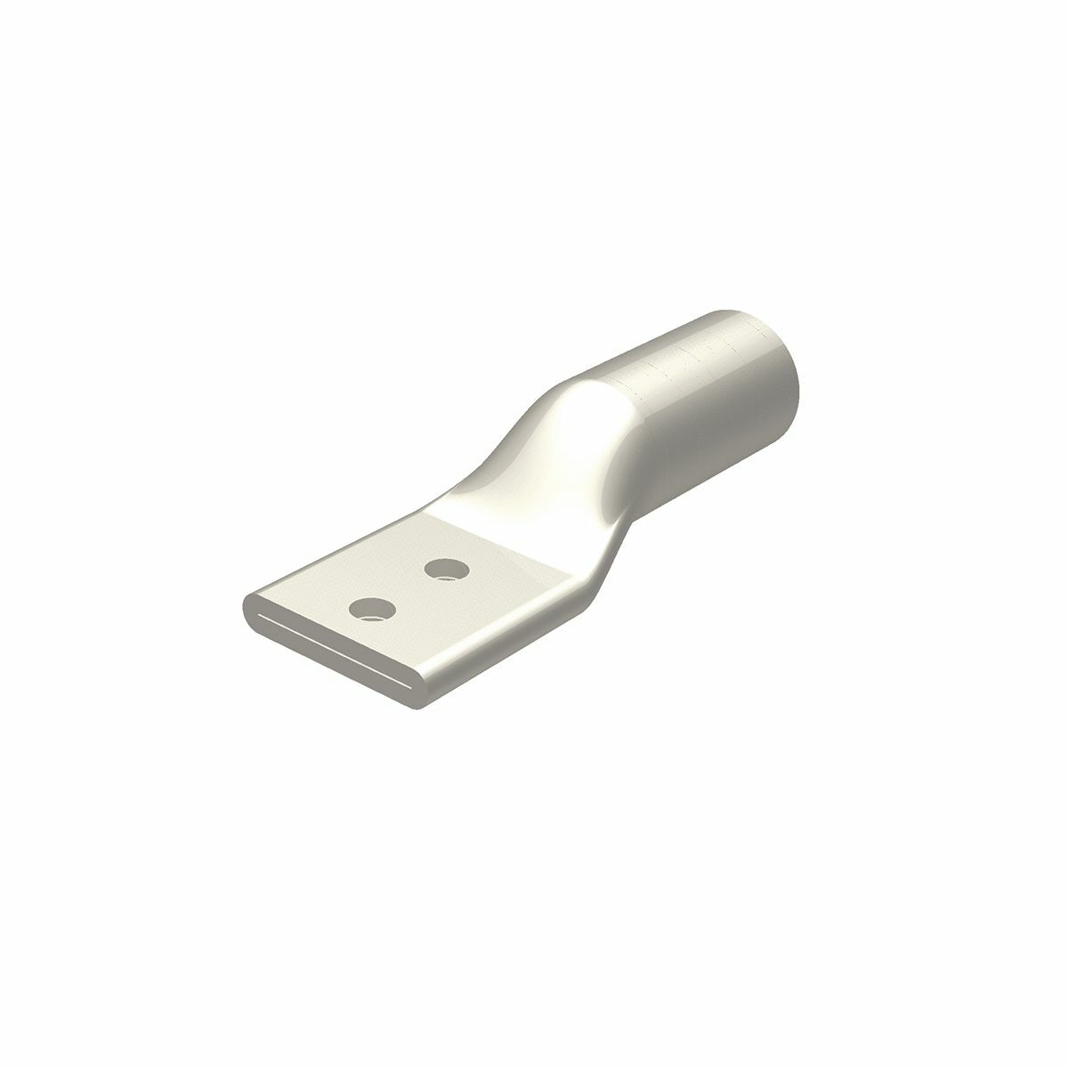 250 kcmil, AL Terminal, Two Hole, 1/2" Stud Size, 1-3/4" Hole Spacing, AL9CU, Internal Chamfer, Tin Plated, Prefilled PENETROX?, End Cap, UL/CSA, 90?C, Up to 35kV, Red Color Code, 324 Die Index.