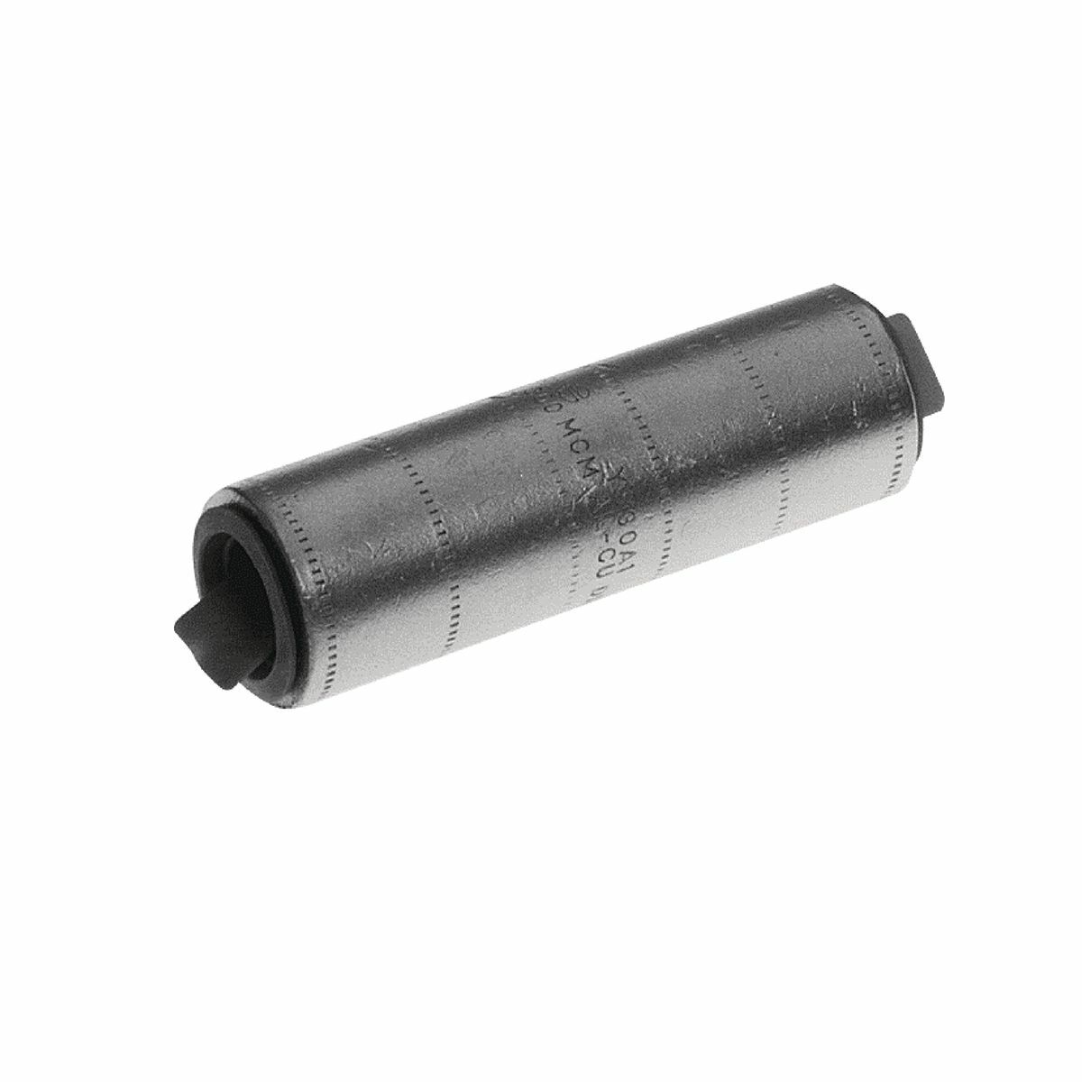 6 AWG AL Splice, AL9CU, Internal Chamfer, Tin Plated, Prefilled PENETROX?, End Cap, UL/CSA, 90?C, Up to 35kV, Gray Color Code, 346 Die Index.