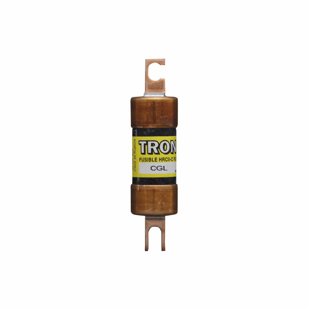 Eaton Bussmann series Tron CGL HRC form II Class C fuse, 600 Vac, 250 Vdc, 20A, 200 kAIC at 600 Vac, 40 kAIC 250 Vdc, Non Indicating, Current-limiting, HRC Form II, Blade end X blade end, Class C