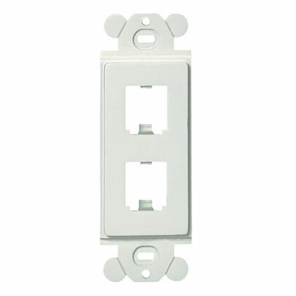 GFCI Frame, 2 Port, White               