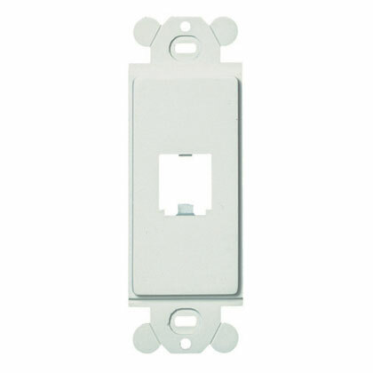 GFCI Frame, 1 Port, White               