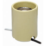 Pos Position Oriented, Mogul Base, One-Piece, Keyless, HID, Glazed Porcelain Lampholder
