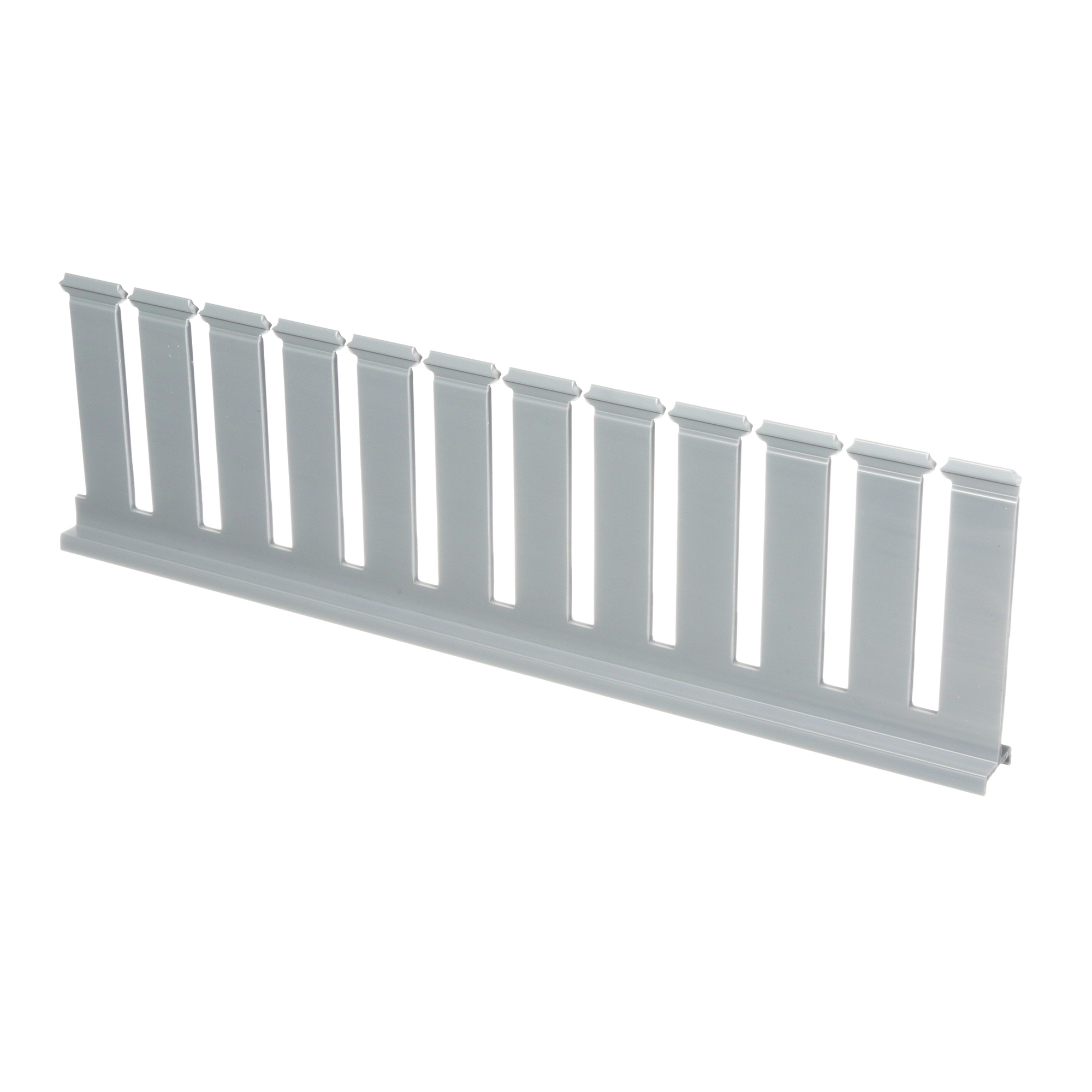 Slotted Duct Divider Wall, PVC, 4INH X 6FT