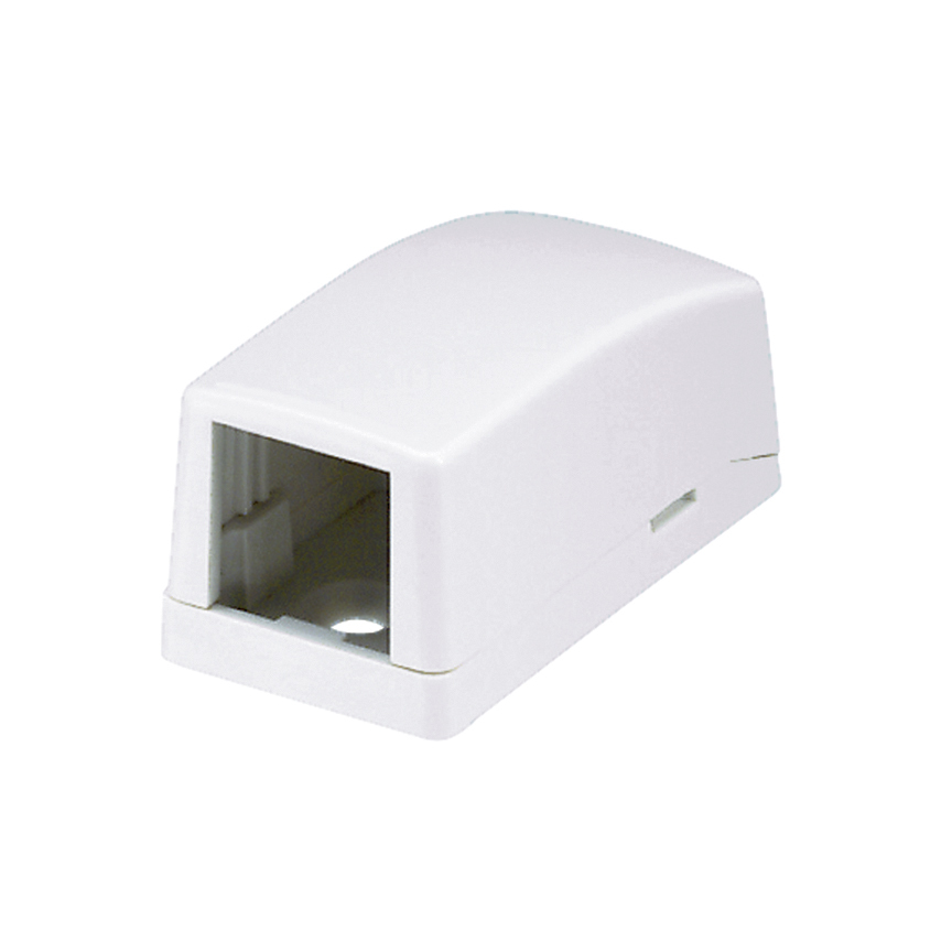 Surface Mount Box, 1 Port, Off White    