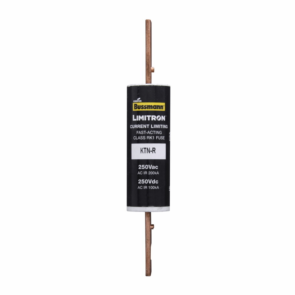 Eaton Bussmann series KTN-R fuse, LIMITRON Fast-acting fuse, Panelboards, 70 A, 1, Class RK1, Non-indicating, 100 kAIC at 250 Vdc,200 kAIC at 250 Vac, Standard, 250 V